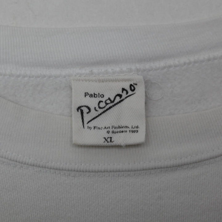 Vintage 1995 Pablo Picasso Graphic Sweatshirt Size XL