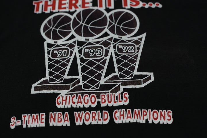 Vintage Chicago Bulls 3X NBA World Champion T-Shirt S.Stitch Made In USA XL | Migration_T-Shirts UAENAT40 - D | Fashion Rerun
