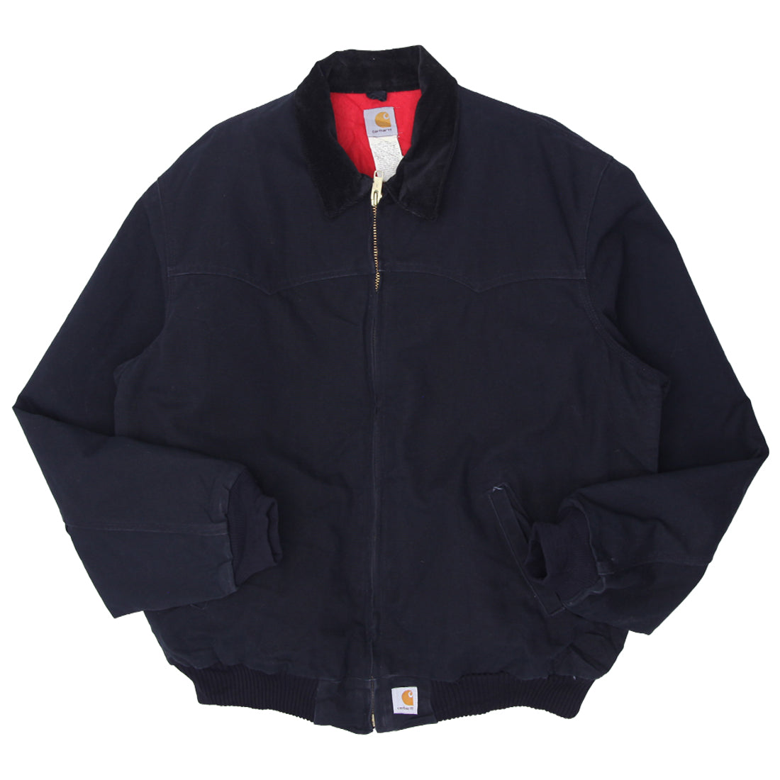 carhartt サンタフェ　ジャケット　j13 BLK デッドストック Shop Vintage Carhartt J13 BLK Santa Fe Quilted Lined Workwear