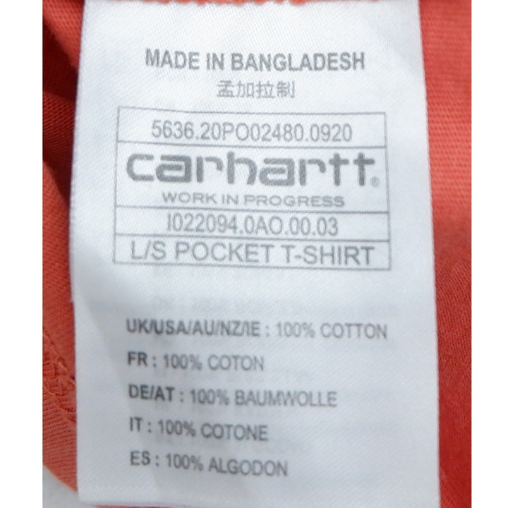 Mens Carhartt Work In Progress Long Sleeve Pocket T-Shirt