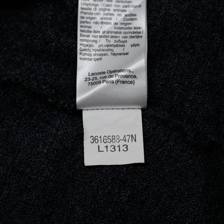 Mens Lacoste Long-Sleeve Classic Fit Polo T-Shirt Dark Heather Grey Size XS