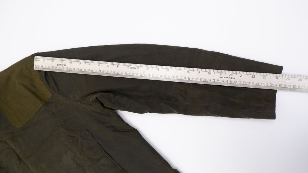 Mens Barbour Hartlington Wax Button Jacket Olive | Migration_Jackets UAENAT20 - View 13 | Fashion Rerun