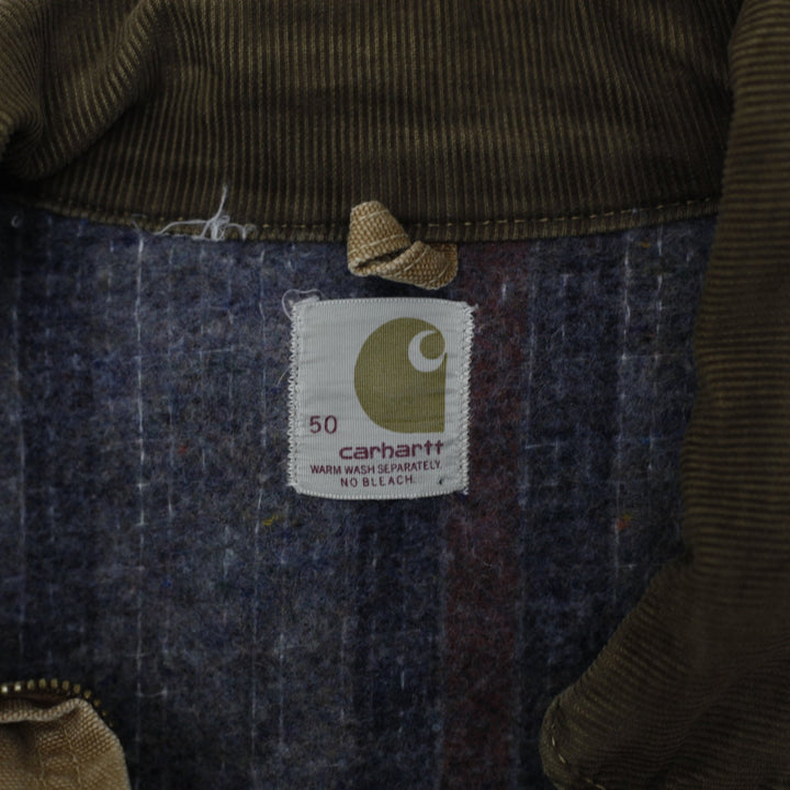 Vintage 1970’s Mens Tan Carhartt Detroit Jacket Size XL | Migration_Jackets WW Collection - Back View | Fashion Rerun