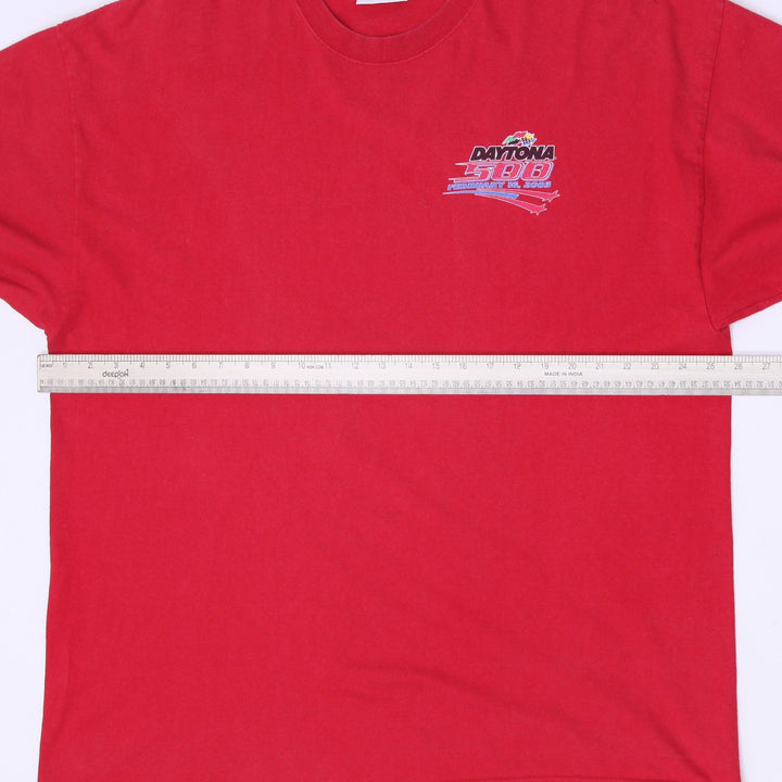 Vintage Daytona 500 Dale Earnhardt Jr 8 Red Racing T-Shirt Size XL