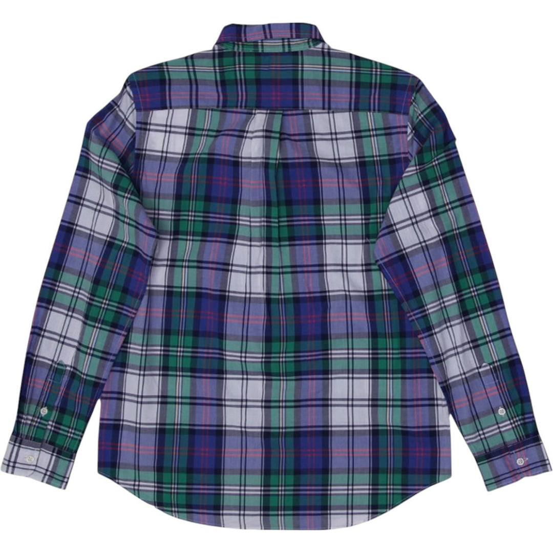 Youth Boys Ralph Lauren Natural Stretch Flannel Long Sleeve Shirt