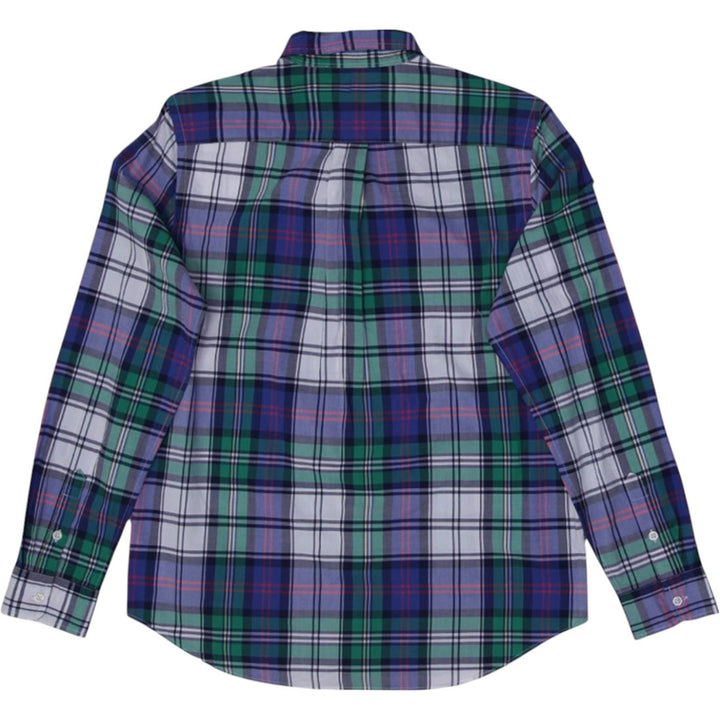 Youth Boys Ralph Lauren Natural Stretch Flannel Long Sleeve Shirt