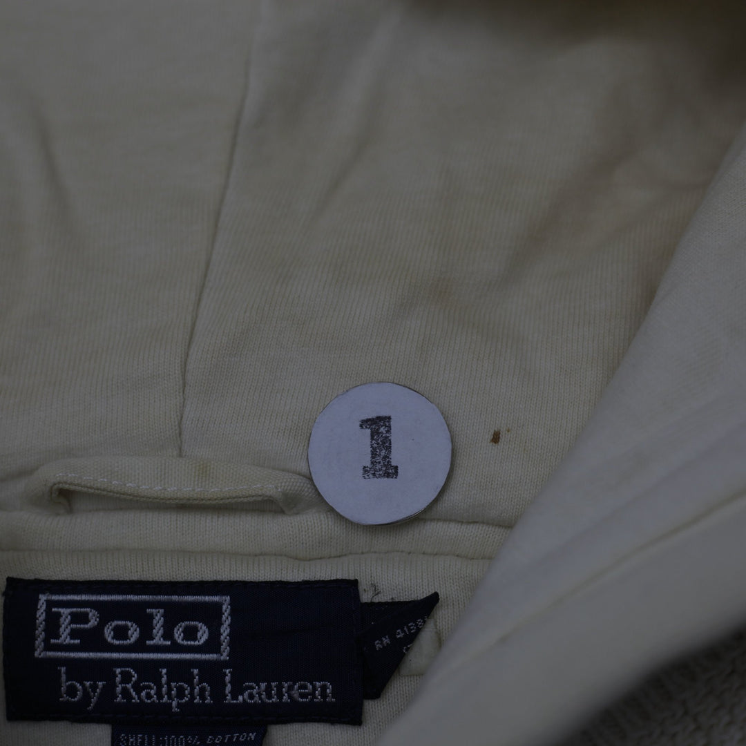 Vintage Polo Ralph Lauren Snap Varsity Stadium Hoodie Size XL