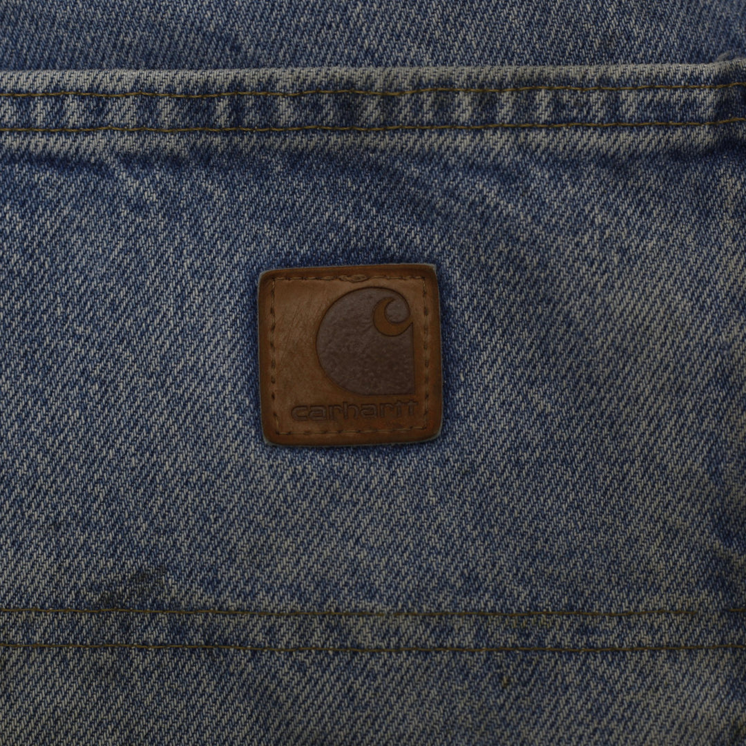 Mens Carhartt  B73-DST Loose Fit Distressed Workwear Denim Jeans Size 32x30