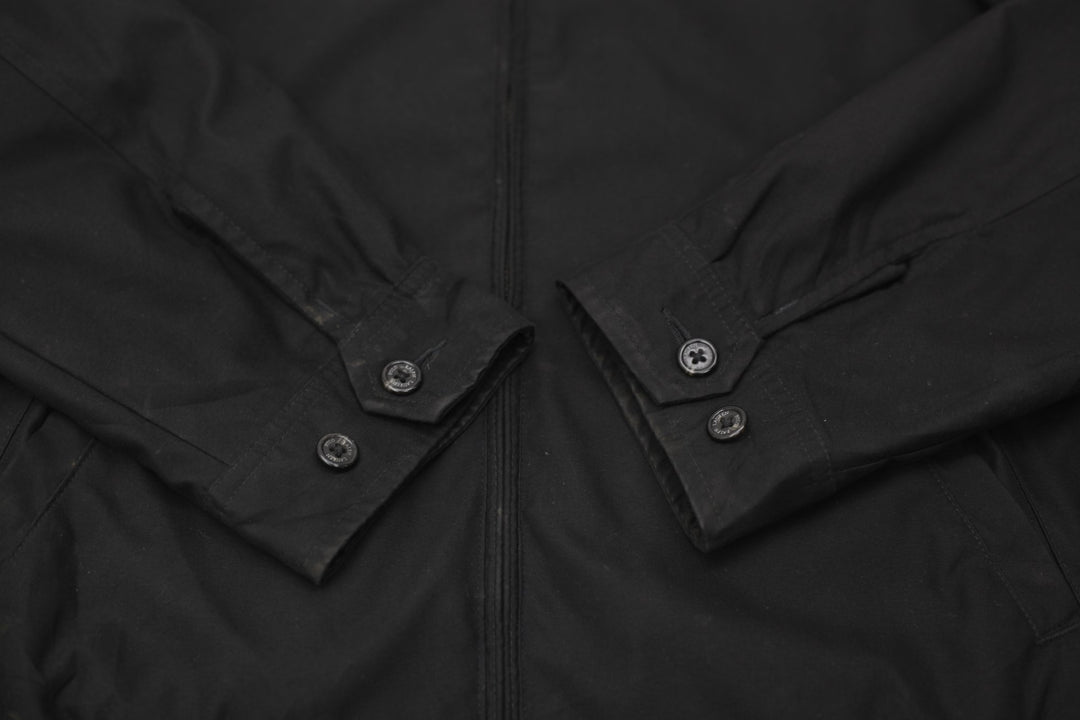 Mens Polo Ralph Lauren Harrington Jacket Black Full Zip Size S