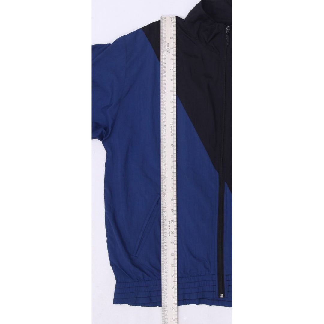 Vintage Adidas Track Jacket Trefoil Logo Navy Blue Black Lightweight Size S | Migration_Jackets - View 6 | Fashion Rerun