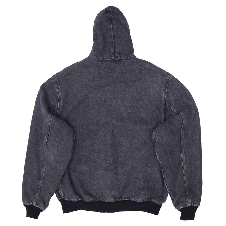 Vintage Carhartt Flannel Lined Denim Hooded Jacket - Fashion Rerun Vintage Migration_Jacket