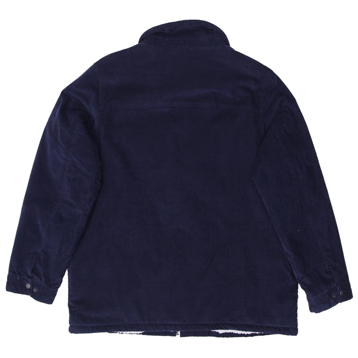 Mens Levi Strauss Sherpa Fleece Lined Navy Corduroy Jacket - Fashion Rerun Vintage Migration_Jacket