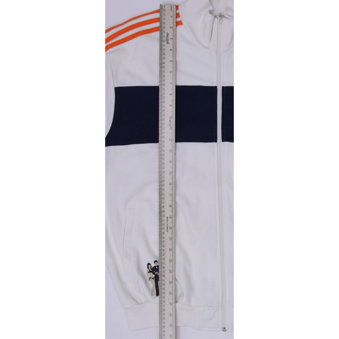 Mens Adidas St. Tropez Track Jacket White Full Zip Retro