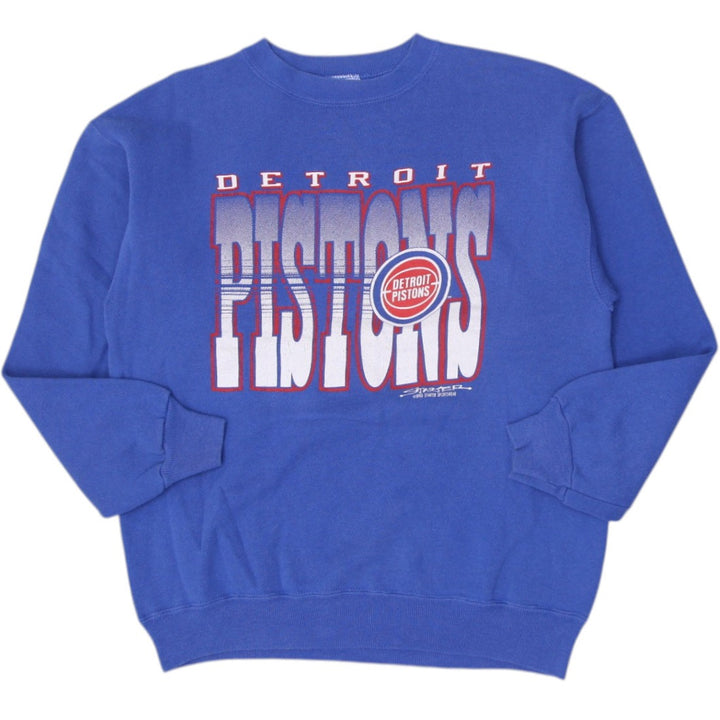 Vintage 90s Detroit Pistons Graphic Sweatshirt Made in USA Size XL | Migration_Sweatshirts | Fashion Rerun