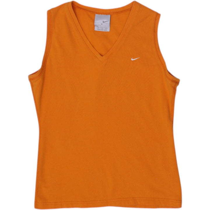 Ladies Nike Sleeveless Athletic Sports Orange Tank Top Size M | Migration_T-Shirts | Fashion Rerun