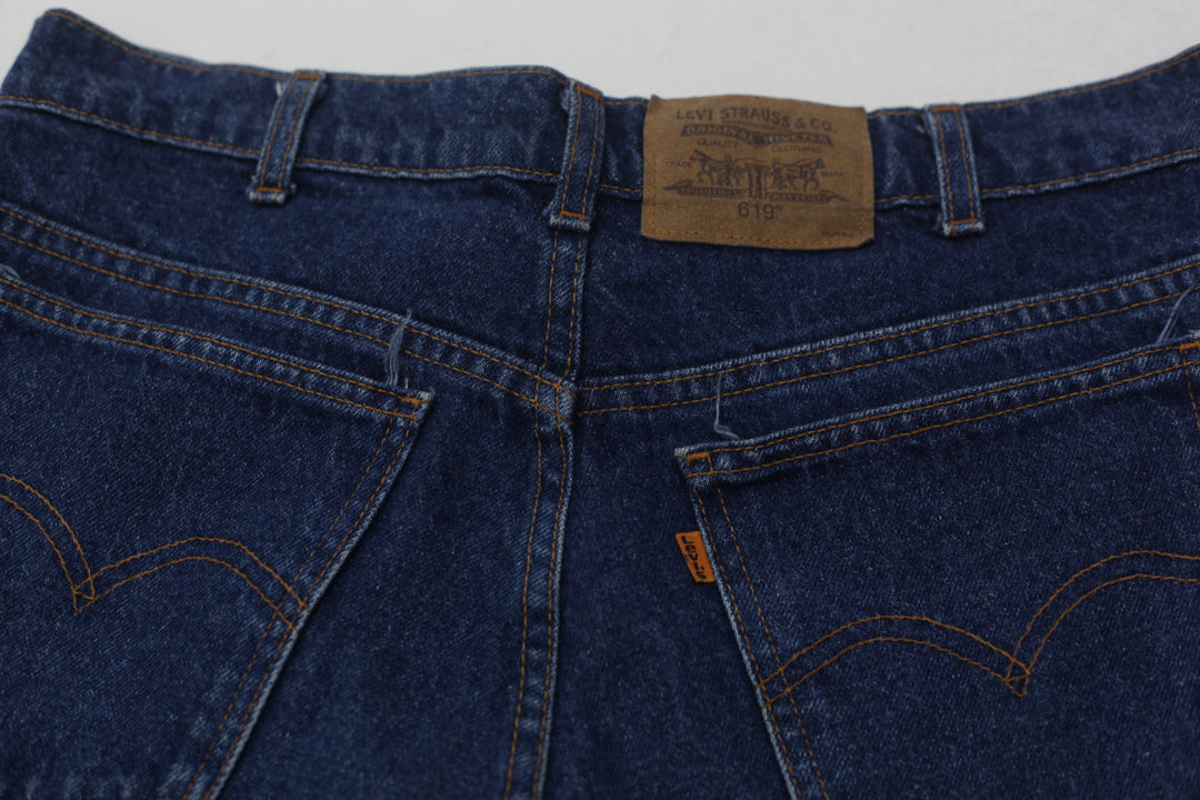 Vintage Levis 619 Orange Tab Jeans | Migration_Pants UAENAT20 - Back View | Fashion Rerun