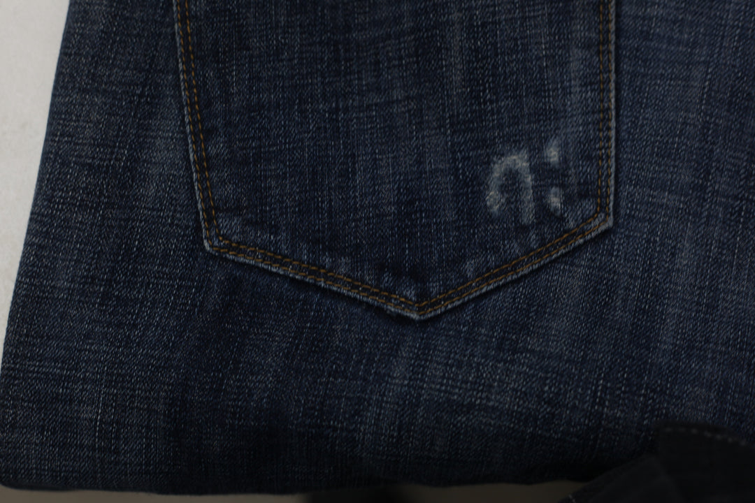 Mens Ralph Lauren Straight Leg Button Fly Mercer Low Rise Jeans