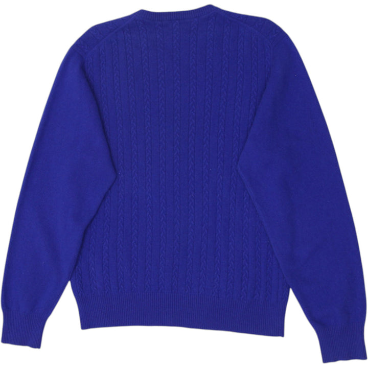 Mens Navy Blue Cashmere V-Neck Knitwear Size M | Migration_Knitwear & Sweaters - Side View | Fashion Rerun