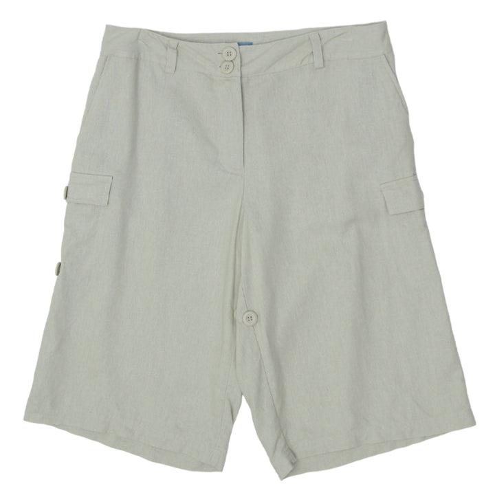 Ladies Cargo Linen Shorts