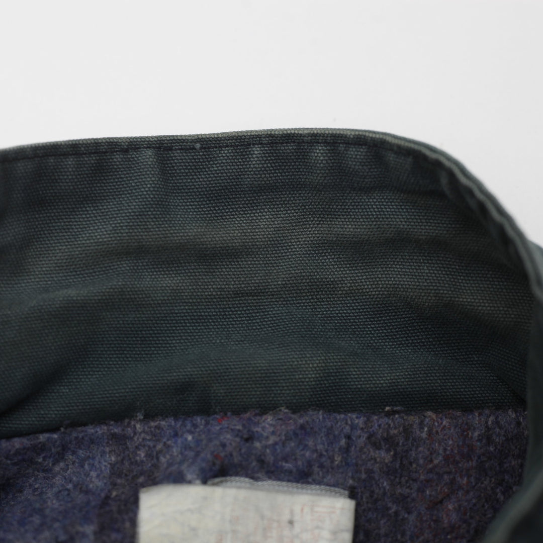 Vintage 90s Carhartt Petrol C02 Blanket Lined Canvas Chore Jacket Made in USA