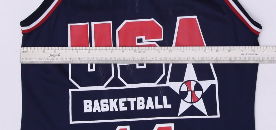Vintage Champion USA Mourning #14 Basketball Navy Jersey Size 44 | Migration_Jerseys - View 6 | Fashion Rerun
