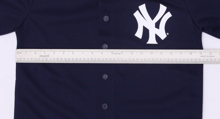 Vintage Youth Boys Majestic Yankees Jeter #2 Navy Baseball Jersey XL | Migration_Jerseys - View 6 | Fashion Rerun