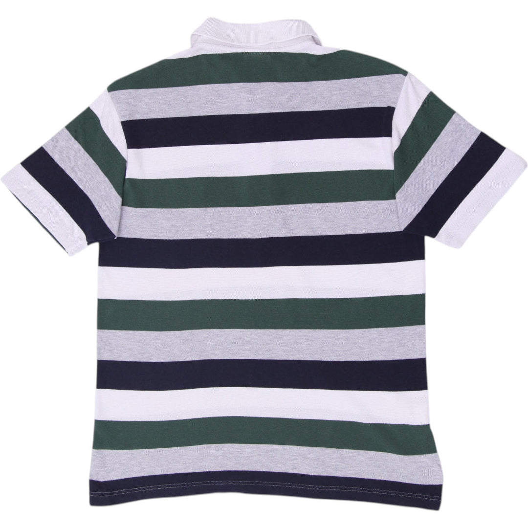Mens Lacoste x Roland Garros Paris Green Heather Grey Polo T-Shirt Size 4