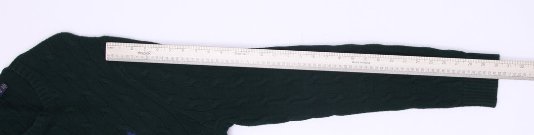 Ladies Polo Ralph Lauren Cable Knit Cotton Sweater Size XL