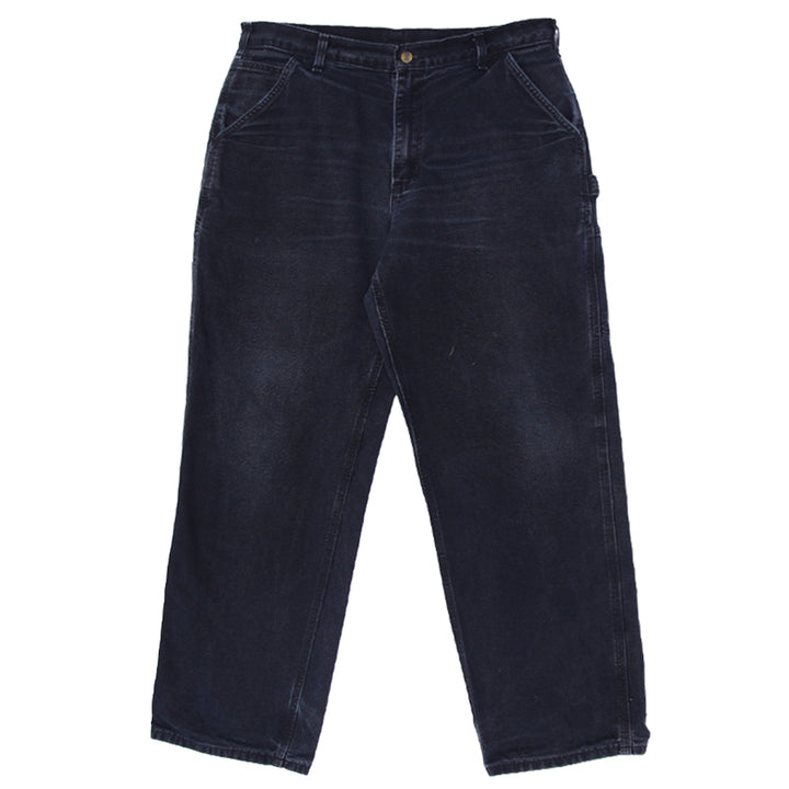 Mens Carhartt B11 BLK Original Dungaree Fit Workwear Pants