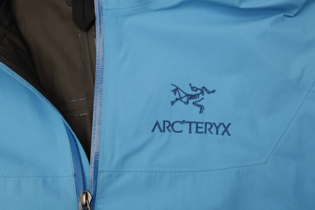 Mens Arc'teryx Jacket Blue Hooded Waterproof Outdoor Jacket | Migration_Jackets - Detail View | Fashion Rerun