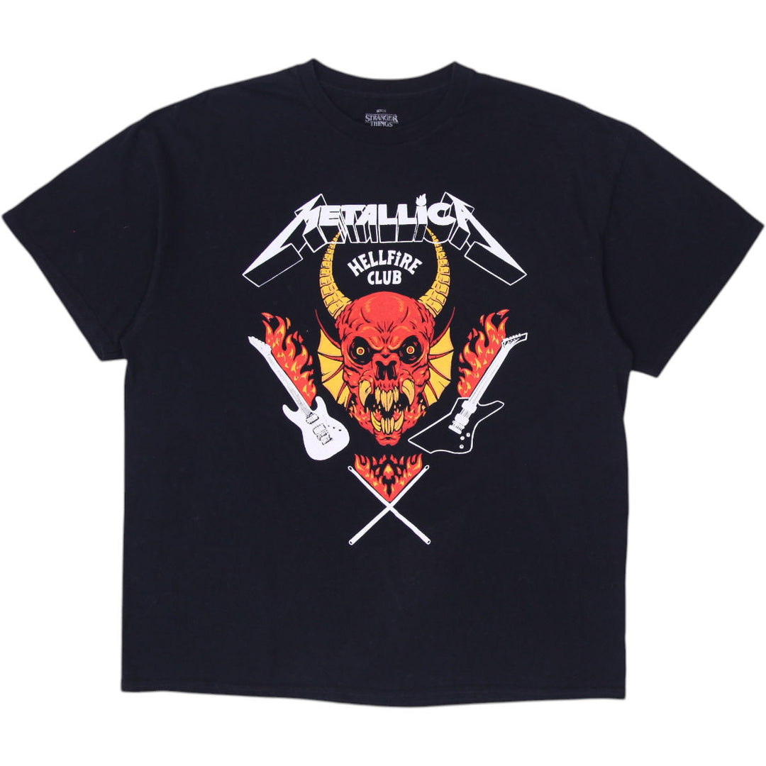 Mens Metallica Stranger Things Tee Band T-Shirt Size XL