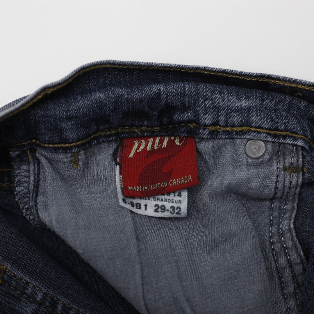 Y2K Ladies Pure Denim Style Bootcut Jeans Size 29-32