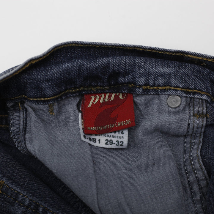 Y2K Ladies Pure Denim Style Bootcut Jeans Size 29-32