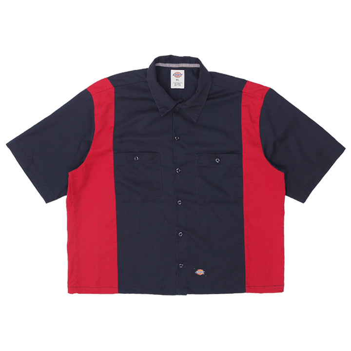 Mens Dickies Customized Crop Work Shirt - Fashion Rerun Vintage Migration_Shirt