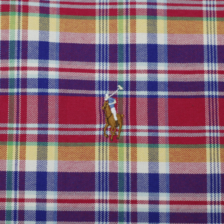 Mens Ralph Lauren Plaid Button-Down Shirt Size L
