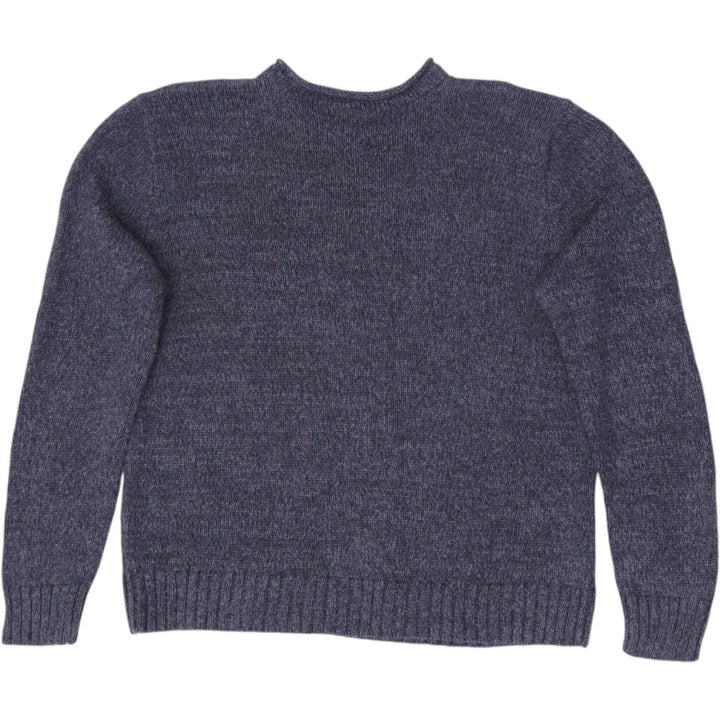 Vintage Mens Polo by Ralph Lauren Sweater Gray Knit Cotton Size L | Migration_Jumper & Knitwear RL Collection | Fashion Rerun