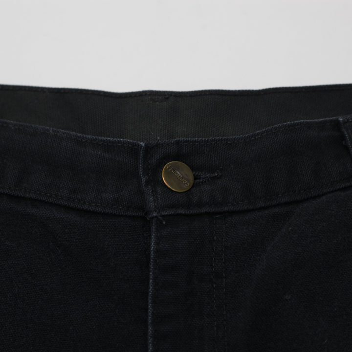 Mens 2014 Carhartt B11 BLK Carpenter Pants Canvas Dungarees Loose 36x32