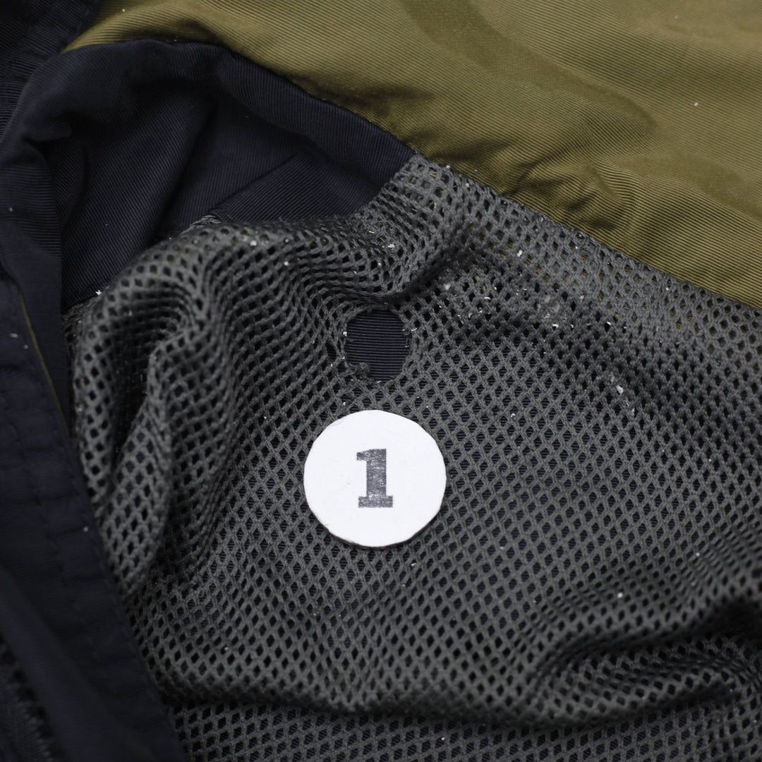 Stussy Black Olive Block Lightweight Jacket Size M