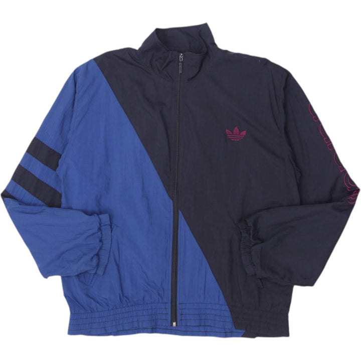 Vintage Adidas Track Jacket Trefoil Logo Navy Blue Black Lightweight Size S | Migration_Jackets | Fashion Rerun