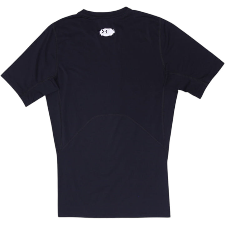 Mens Under Armour HeatGear Compression Short Sleeve Shirt Black Size M