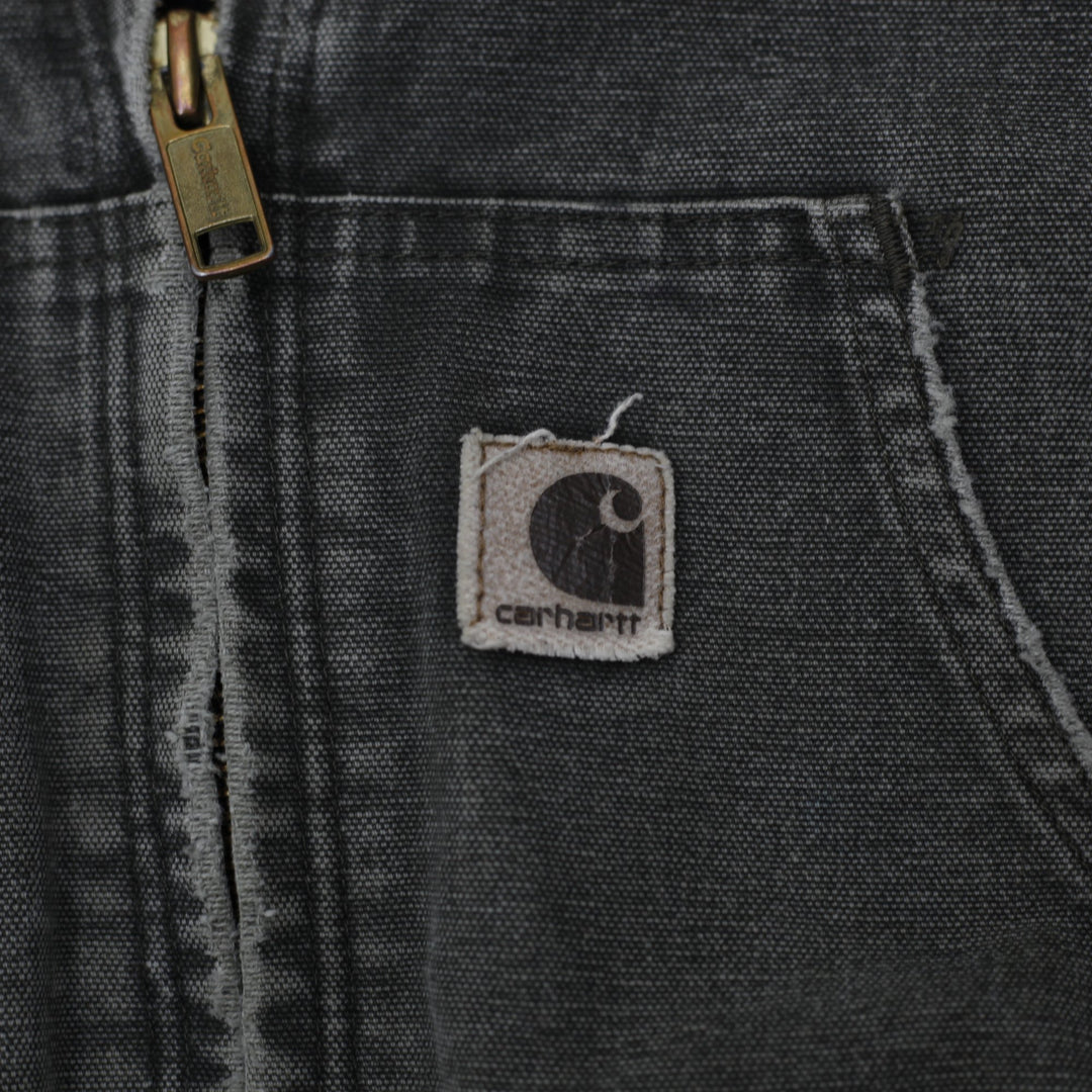 Vintage Carhartt J130 MOS Quilted Hooded Duck Jacket Size S | Migration_Jackets WW Collection - Detail View | Fashion Rerun