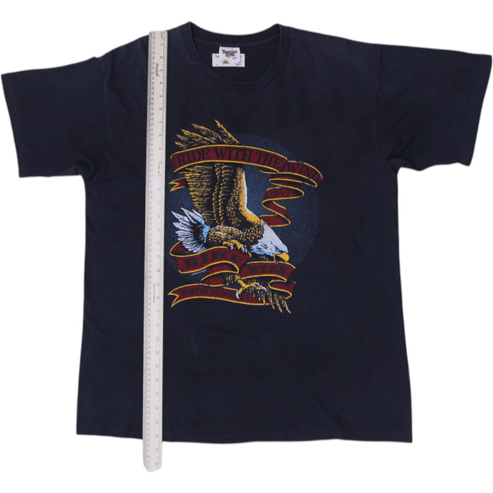 Vintage Ride With The Wind 1997 Bike Week Eagle Graphic T-Shirt Made In USA XL | Migration_T-Shirts - View 6 | Fashion Rerun