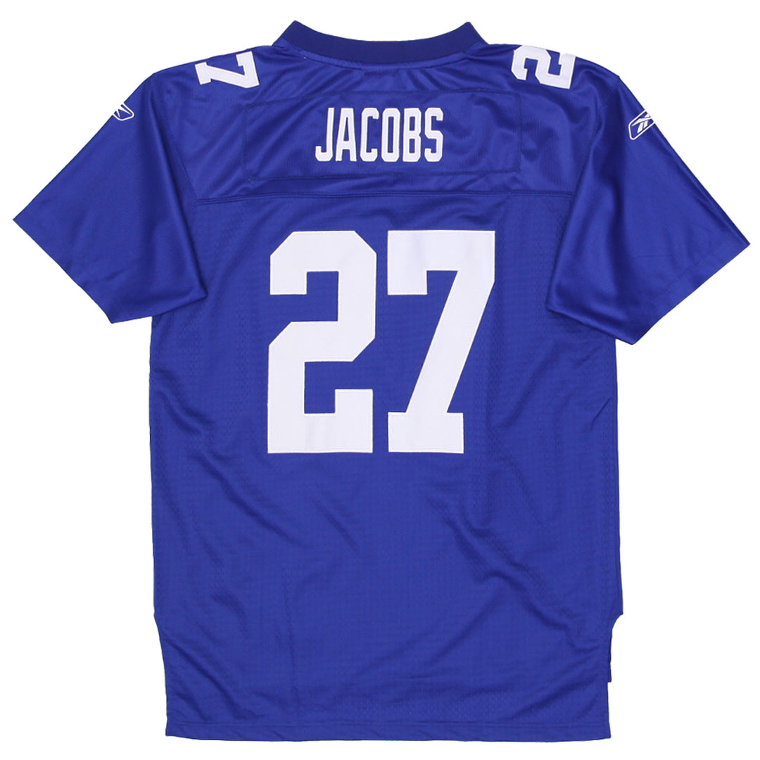 Youth Boys Reebok New York Giants Jacobs On Field Jersey NFL Football