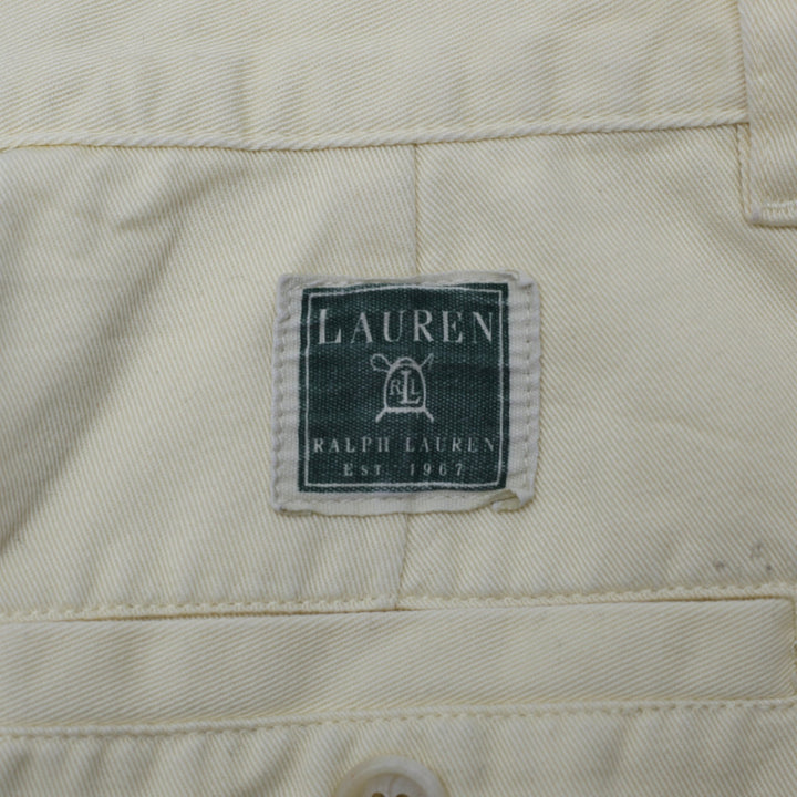 Ladies Ralph Lauren Cotton Casual Pleated Shorts Size 10P | Migration_Shorts - Detail View | Fashion Rerun