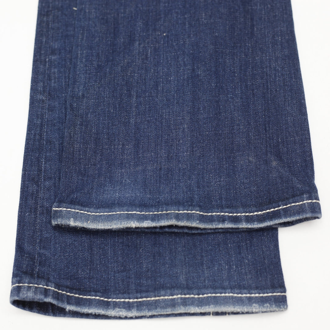 Y2K Ladies Miss Me Boot Mid Rise Studded Pocket Denim Jeans Size 27