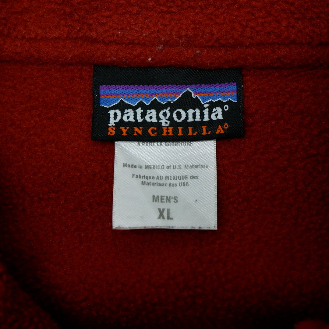 Mens Patagonia Synchilla Quarter Zip Fleece Jacket
