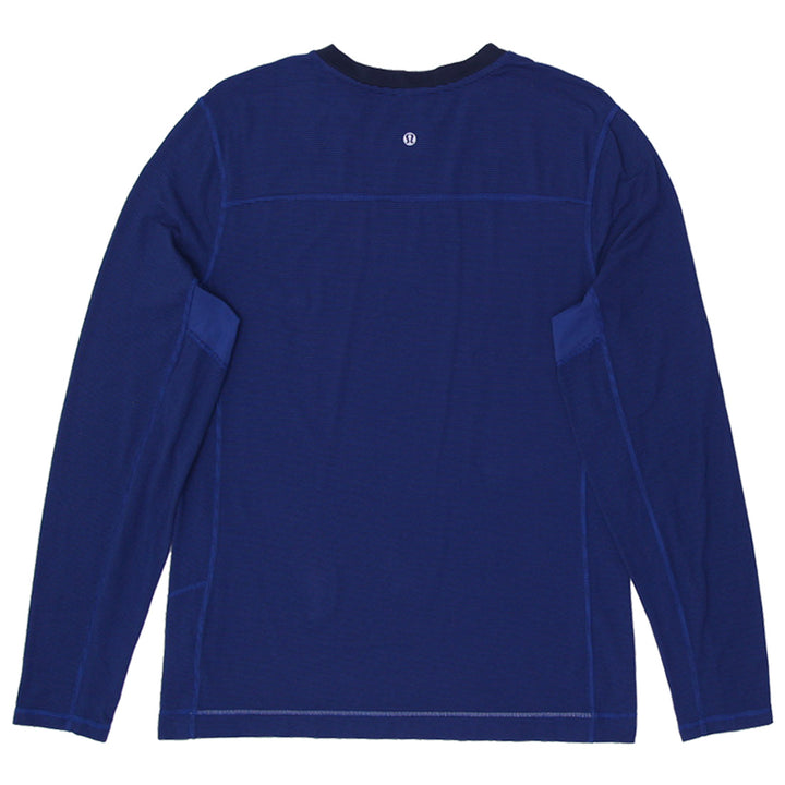 Mens Luulemon Striped Long Sleeve T-Shirt