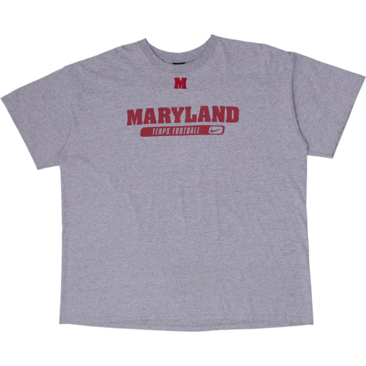 Vintage 2002 Nike Team Maryland Terrapins Football T-Shirt Size XXL