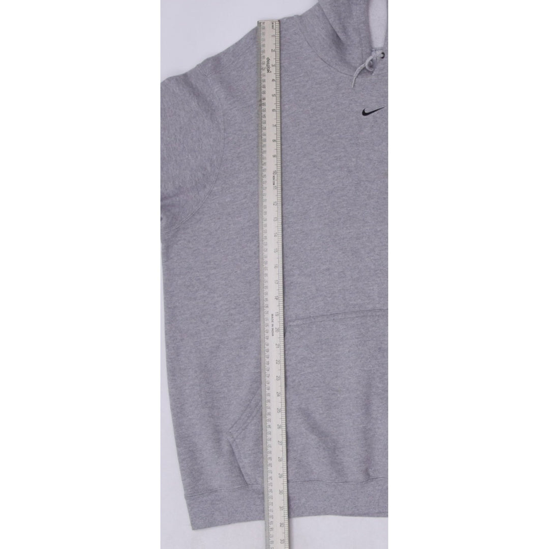 Vintage Embroidered Nike Center Swoosh Gray Pullover Hoodie XXL | Migration_Hoodies - View 7 | Fashion Rerun