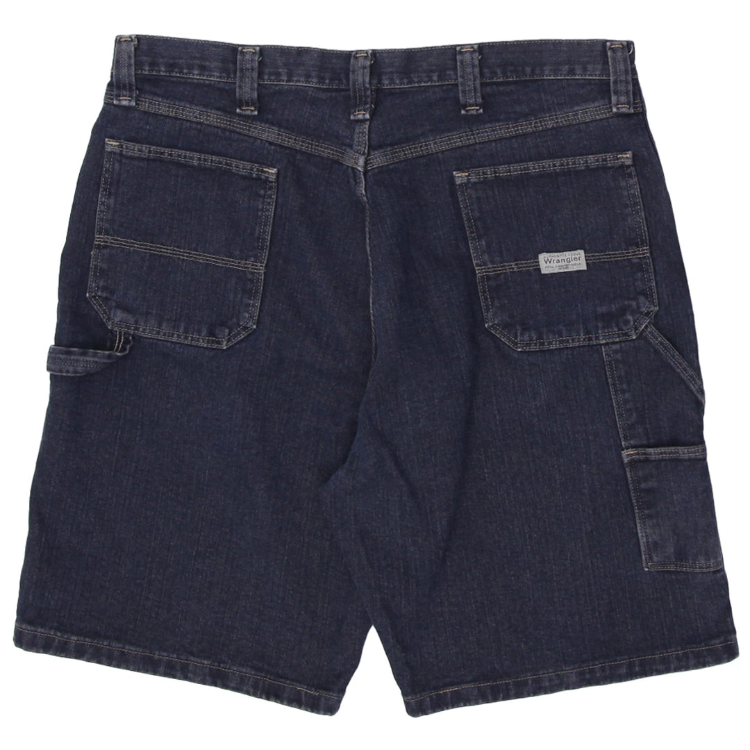 Mens Wrangler Carpenter 64WC2BI Denim Jorts